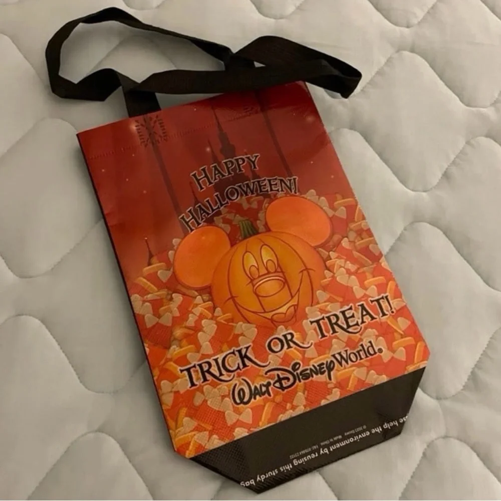 Walt Disney World Exclusive Halloween Trick or Treat Bag - 2 Sided Design